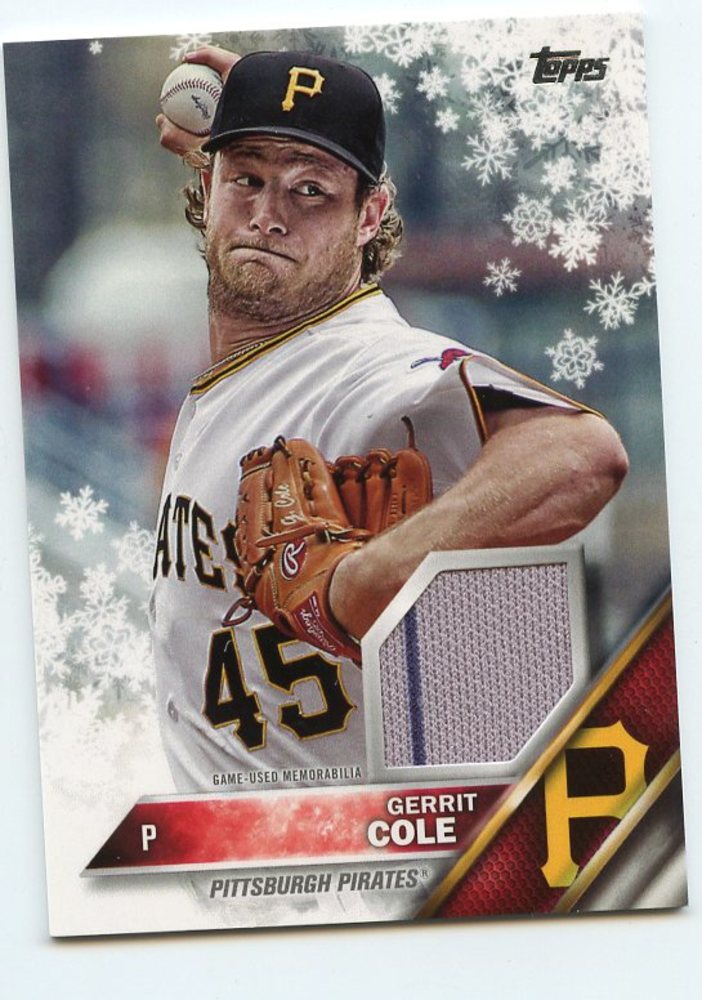 2016 Topps Heritage Clubhouse Collection Relics #CCRGC Gerrit Cole
