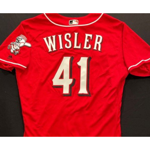 WISLER -- Authentic Reds Jersey -- $1 Jersey Auction -- $5 Shipping -- Size 46 (Not MLB Authenticated)