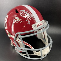 NFL - Alabama Replica Speed Helmet Signed by Jalen Hurts and Tua Tagovailoa