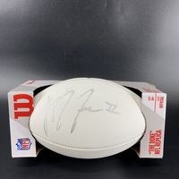 NFL - Bengals DJ Turner Signed White Composite Football