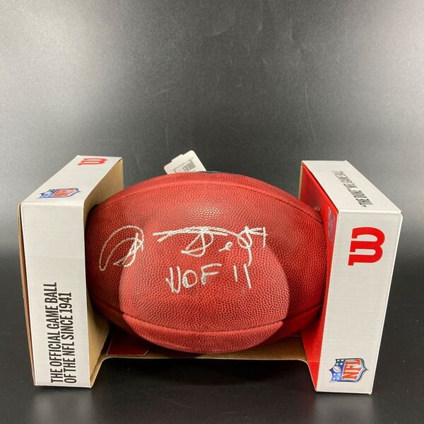 HOF - Broncos Shannon Sharpe Signed Authentic Football