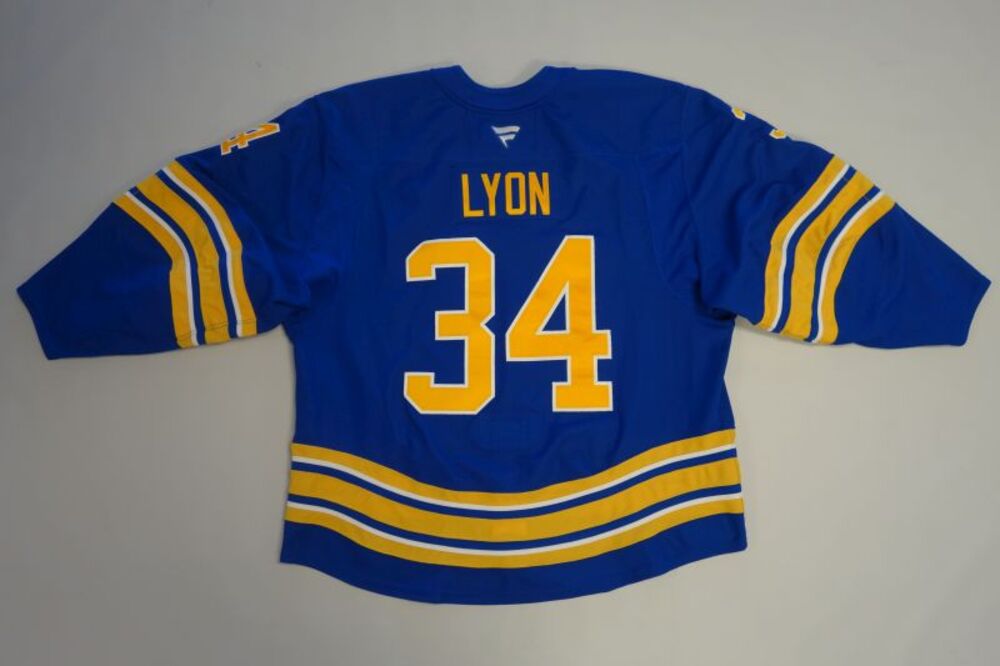 Alex Lyon 2025-26 Buffalo Sabres Set 1 Home Jersey