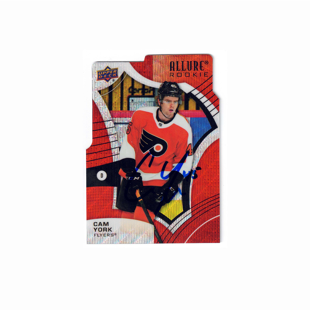 2021-22 UD Allure #143 CAM YORK Autographed Rookie Card