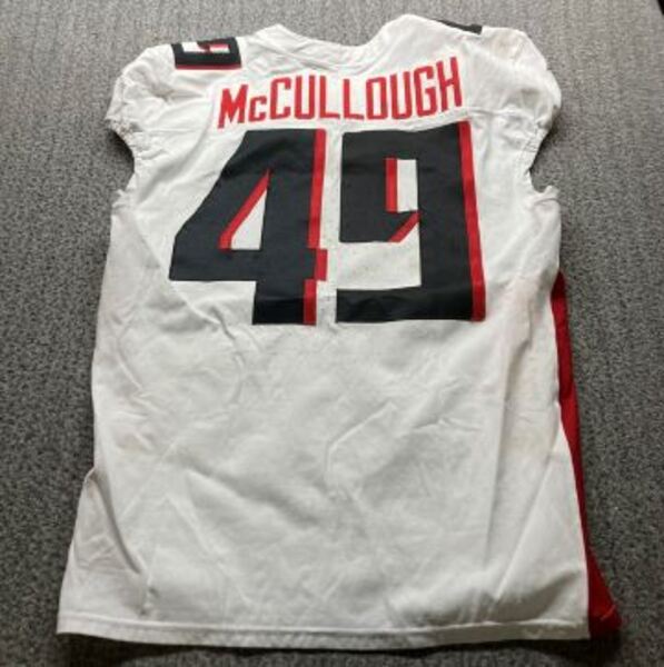 Berlin Game - Falcons Liam McCollough Game Worn Jersey (11/09/2025) Size...