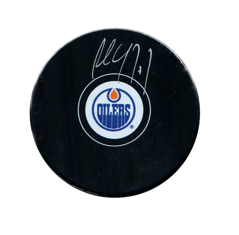 Paul Coffey - Signed Edmonton Oilers Puck 