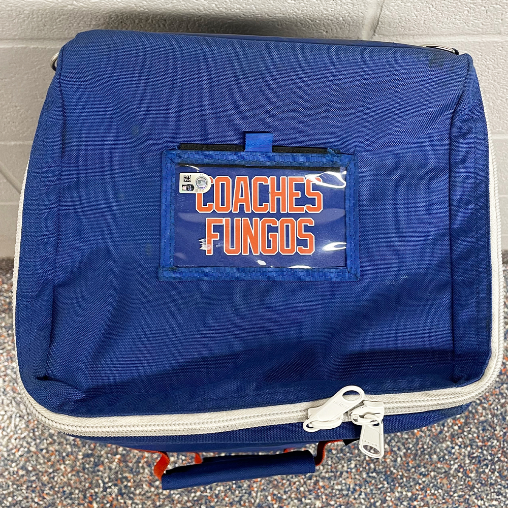 Game Used Bat Bag "Coaches Fungos" 2022 NL Wild Card Game 3 Mets