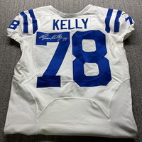 Crucial Catch - Colts Ryan Kelly Signed Game Worn Jersey (10/06/22) Size 46