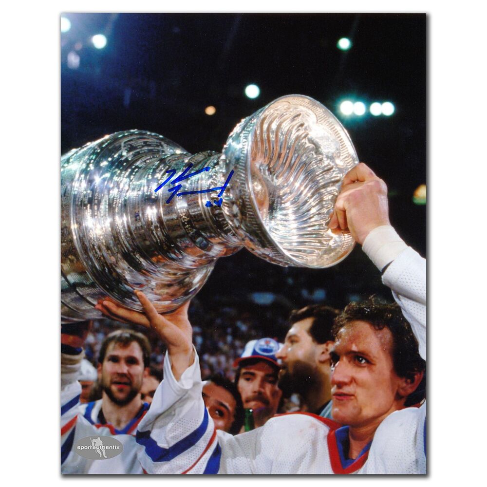 Kevin McClelland Edmonton Oilers 1985 Stanley Cup Autographed 8x10