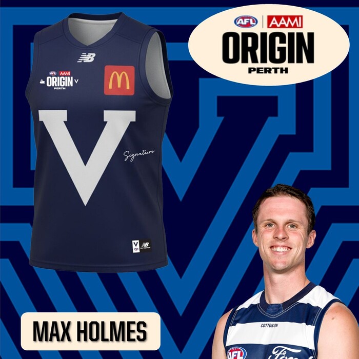 Photo of Max Holmes 2026 VIC AFL Origin Guernsey