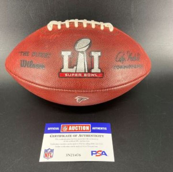 NFL - Super Bowl 51 Game Used Football (2/05/2017) Falcons Offense / Pat...