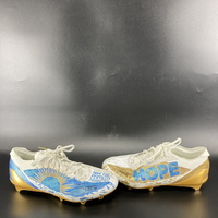 MCMC - Saints Taysom Hill Signed Custom Cleats 2024 Season Size 12 Benef...