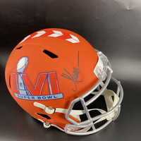 NFL - Raiders Marcus Allen Signed Super Bowl 56 Replica Helmet