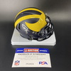 NFL - Michigan Colston Loveland Signed Mini Helmet