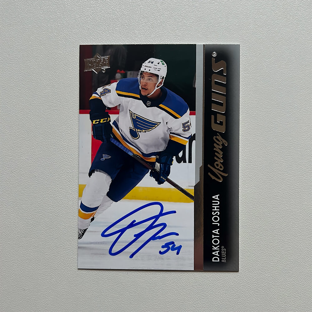 2021-22 UD Young Guns #204 DAKOTA JOSHUA Autographed Rookie Card