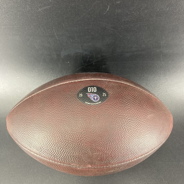 NFL - Titans Game Used Football (2025 Season) Individually Numbered 010 ...