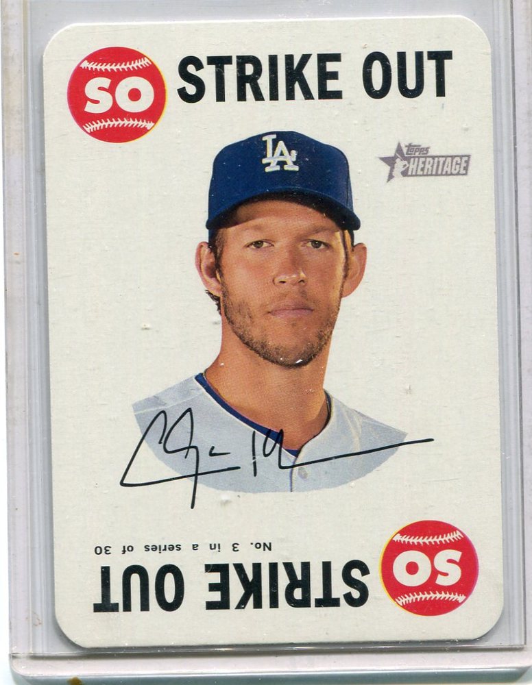 2017 Topps Heritage Topps Game #3 Clayton Kershaw