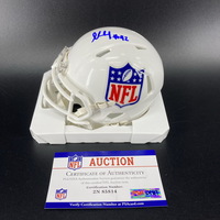 NFL - Lions James Houston Signed NFL Shield Mini Helmet
