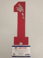 NFL - Giants Ramses Barden Signed Jersey Number