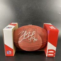 NFL - Cowboys Zach Martin Signed Authentic Football with Pro Bowl Logo