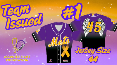 Maddie's Fight Foundation Jersey #1 Gregori Louis