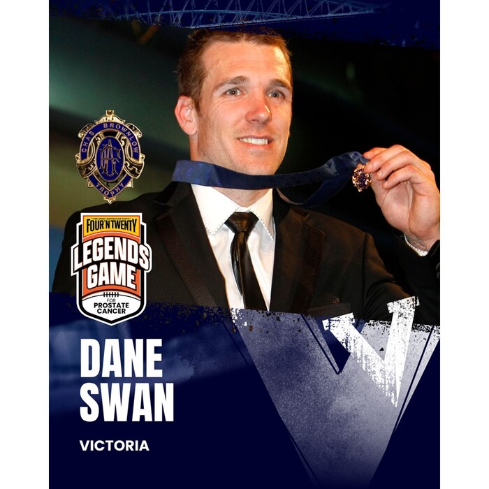 Photo of Dane Swan Victoria 2025 Legends Game Match-Worn Guernsey