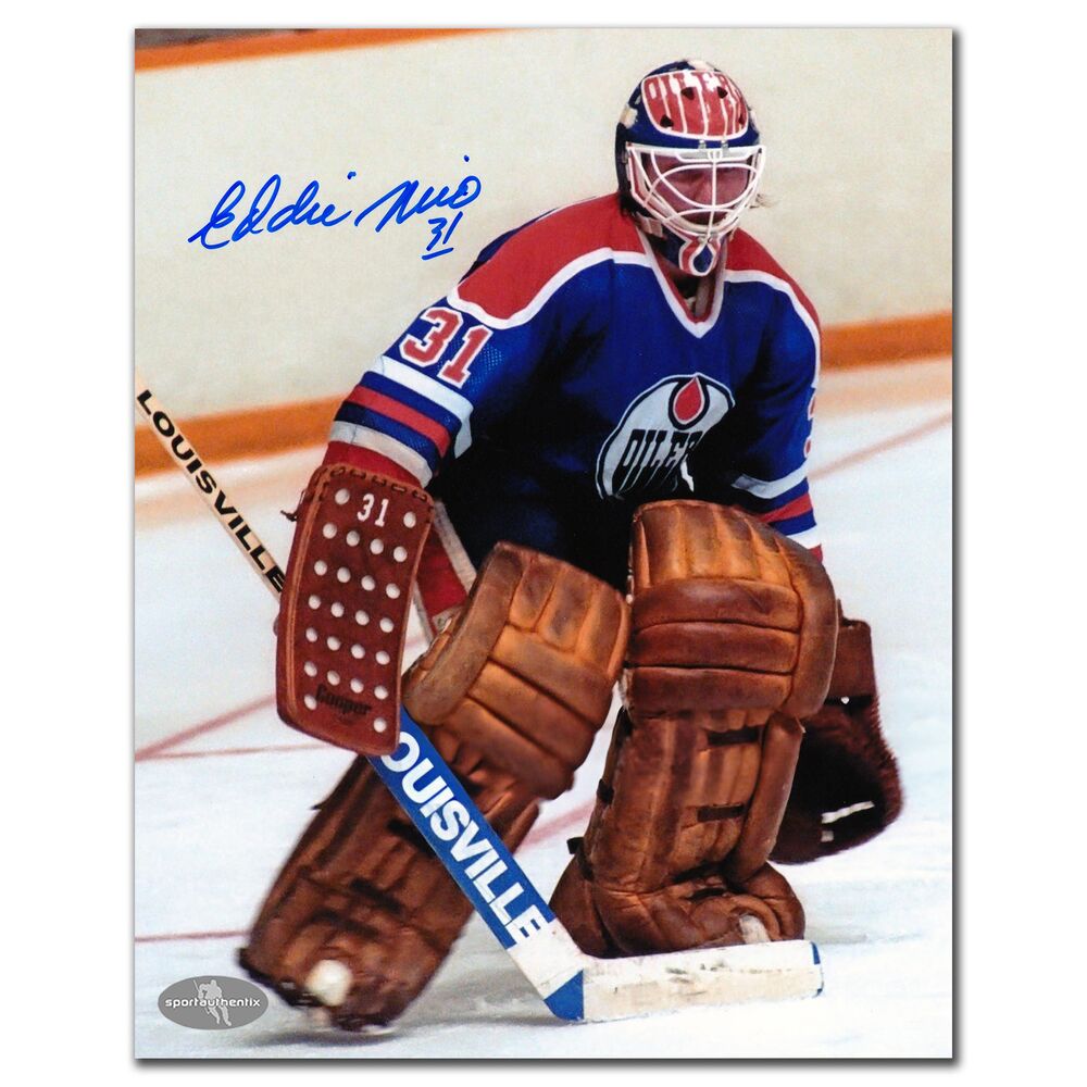 Eddie Mio Edmonton Oilers Autographed 8x10