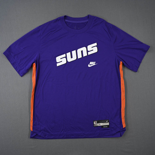 Image of Lee, Saben - Phoenix Suns - Game-Issued Classic Edition Short-Sleeved Shooting Shirt - 2022-23 NBA Season
