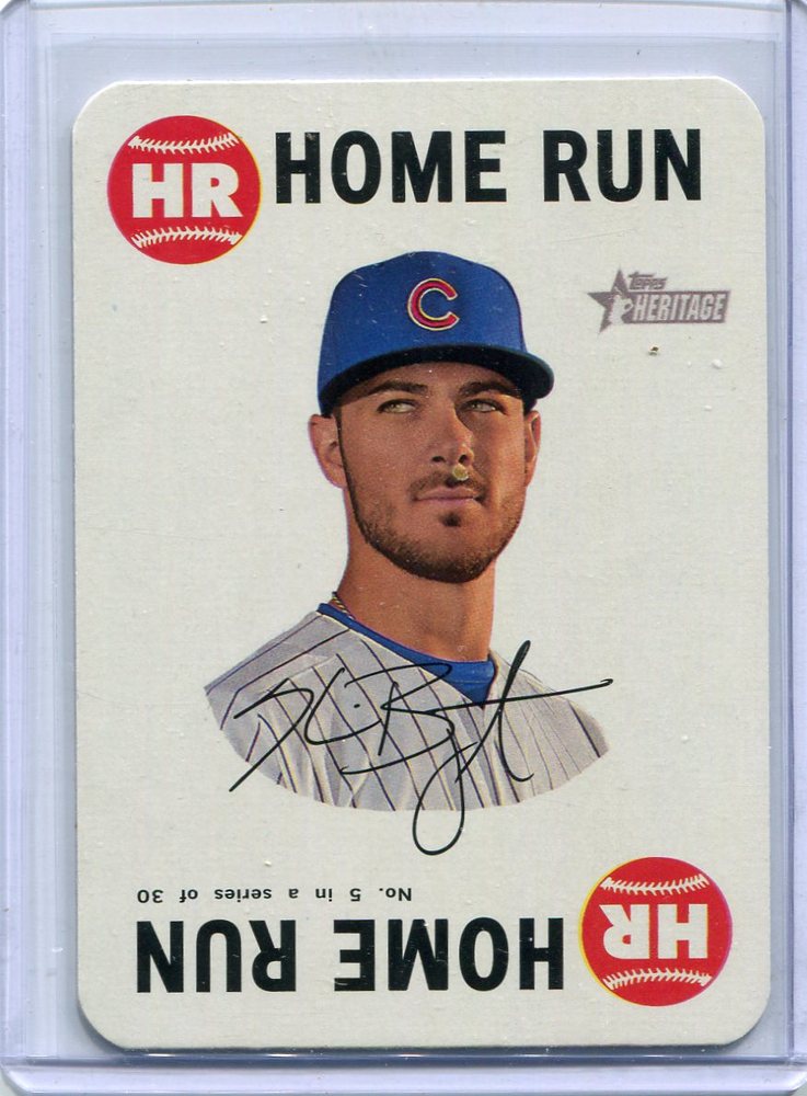 2017 Topps Heritage Topps Game #5 Kris Bryant