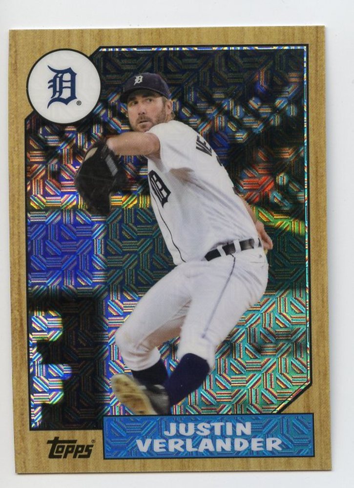 2017 Topps '87 Topps Silver Pack Chrome #87JV Justin Verlander S2