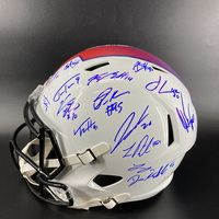 NFL - 2024 Pro Bowl Games Replica Speed Helmet Signed by Over 17 Players...