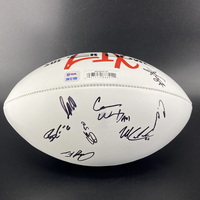 NFL - Chiefs Multi Sign Commemorative Super Bowl LIX Panel Ball Signed B...