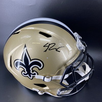 NFL - Saints Spencer Rattler Signed Replica Speed Helmet