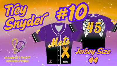 Maddie's Fight Foundation Jersey #10 Trey Snyder