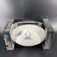 NFL - Browns Wyatt Teller Signed Panel Ball with Pro Bowl Logo