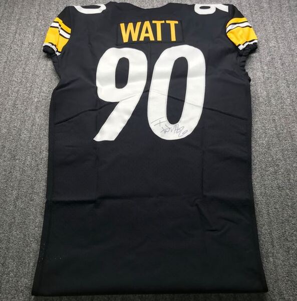 NFL - Steelers T.J. Watt Signed Authentic Jersey Size 42