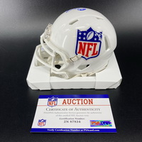 NFL - Saints D'Marco Jackson Signed NFL Shield Mini Helmet
