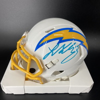 NFL - Chargers Ladd McConkey Signed Mini Helmet