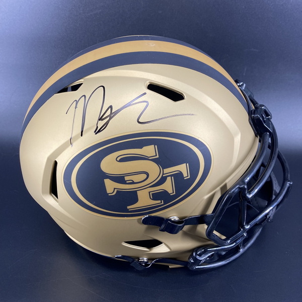 NFL - 49ers 2025 1st round pick -  Mykel Williams Signed Rave Replica Sp...