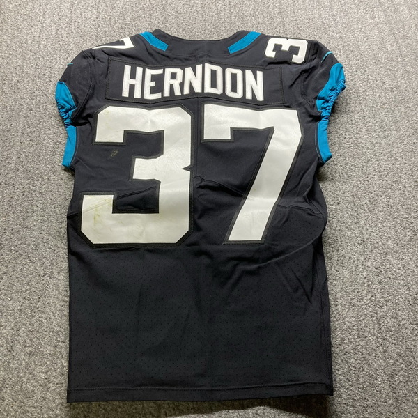 London Games - Jaguars Tre Herndon Game Worn Jersey (10/30/22) Size 38