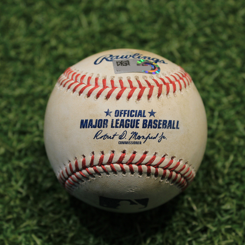 Game-Used Baseball: Miguel Cabrera 2,903th Career Hit & Eric Haase 5th Career Double (DET@KC 6/14/21)