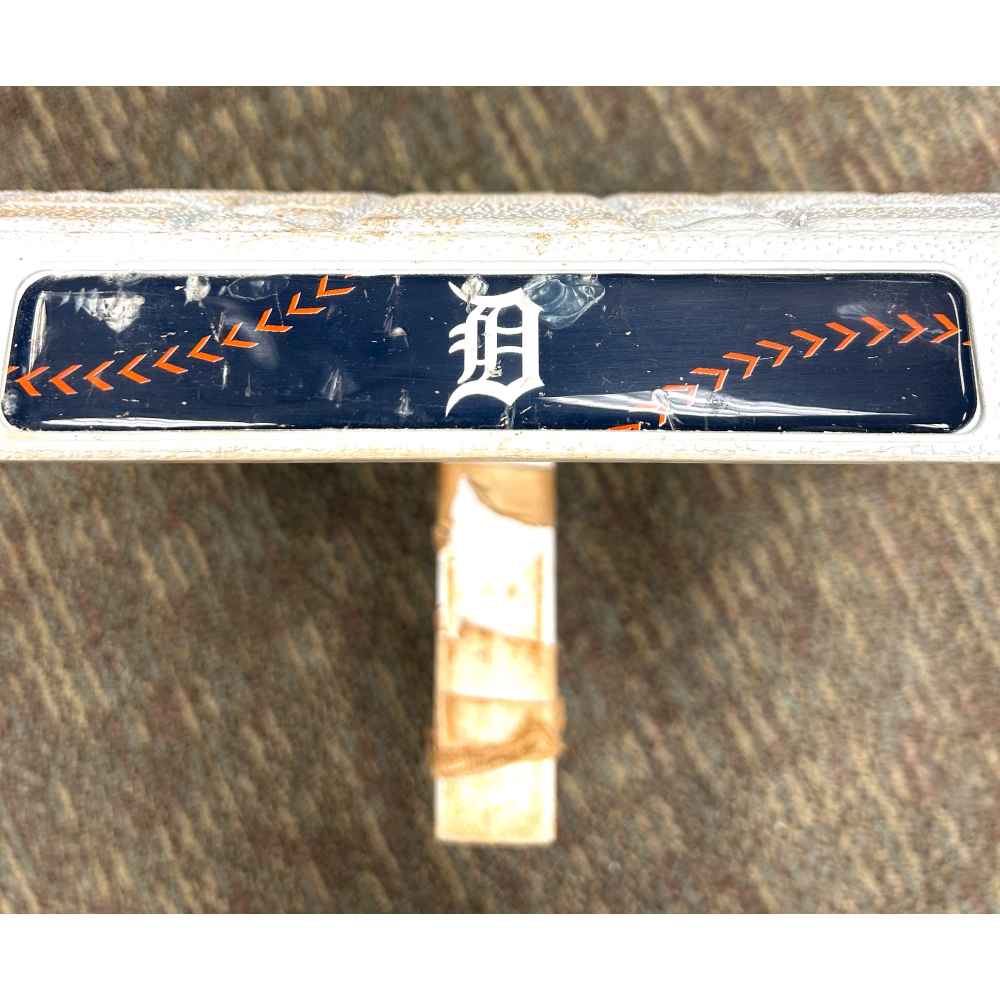 2021 Detroit Tigers GameUsed Base Miguel Cabrera Milestone Games and
