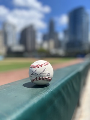 Signed Ronald Acuna Jr. Baseball