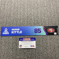 NFL - 49ers George Kittle 2024 Pro Bowl Games Nameplate 1 of 1