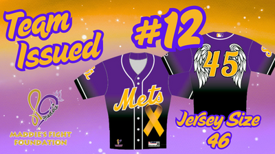Maddie's Fight Foundation Jersey #12