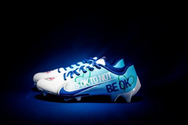 MCMC - Colts Ulysses Bentley IV Custom Cleats 2025 Season Size 11.5 - Pr...