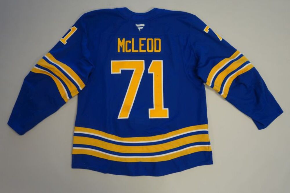 Ryan McLeod 2025-26 Buffalo Sabres Set 1 Home Jersey
