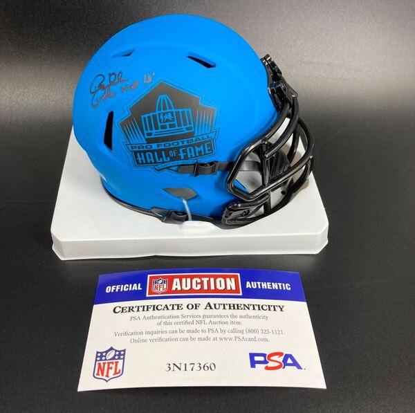 HOF - Colts Bill Polian Signed HOF Rave Mini Helmet