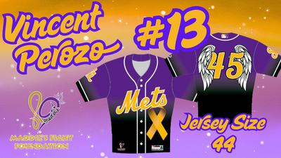 Maddie's Fight Foundation Jersey #13 Vincent Perozo