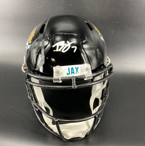 NFL - Jaguars Brian Thomas Signed Replica Speed Helmet