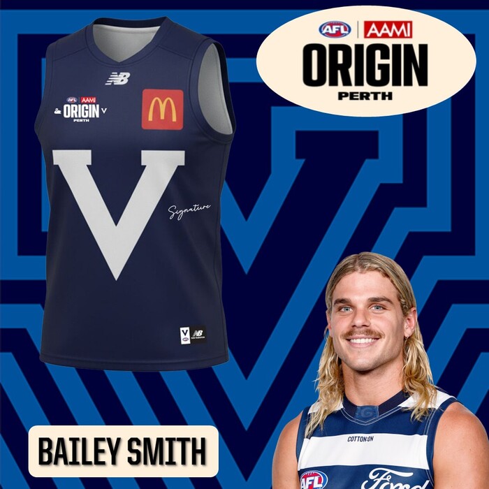 Photo of Bailey Smith 2026 VIC AFL Origin Guernsey